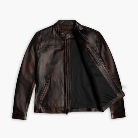 Premium Leather Jacket Dark Brown